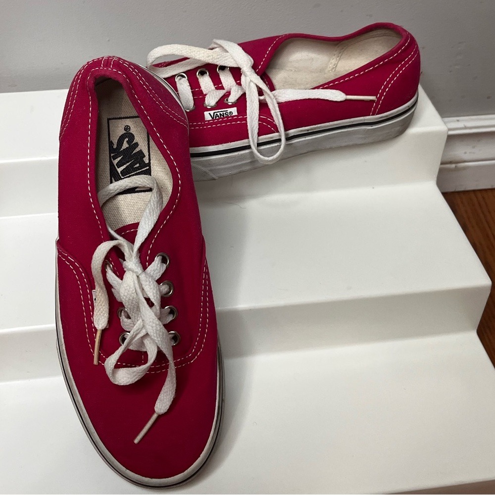 Vans Womans Pink Shoes !!